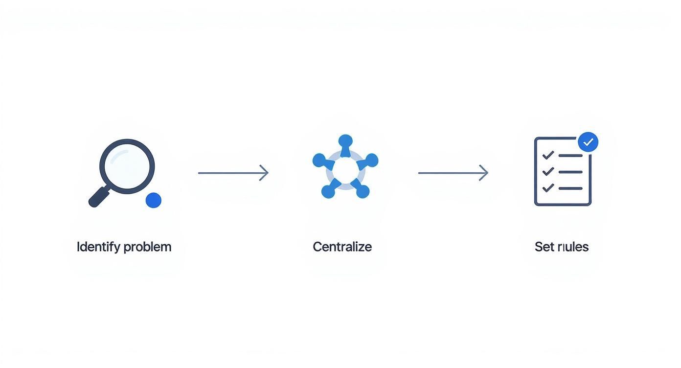 Infographic about how to improve team communication