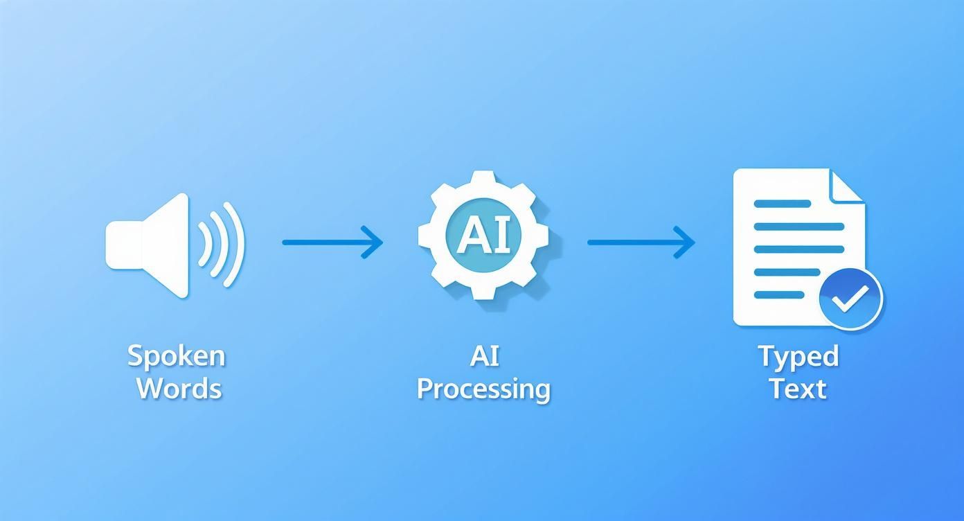 Infographic about voice to text ai