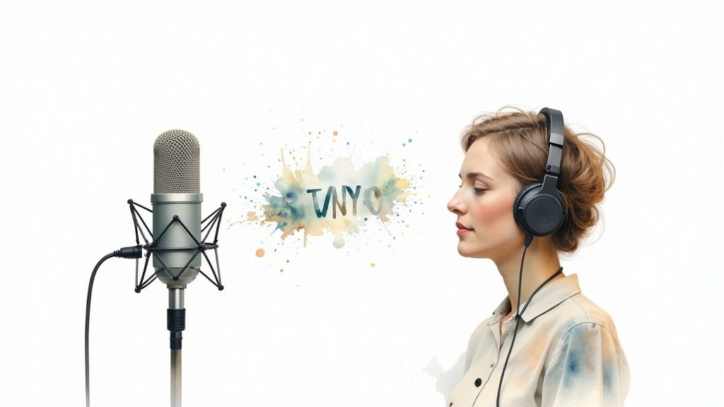 Your Guide to AI Audio to Text Transcription