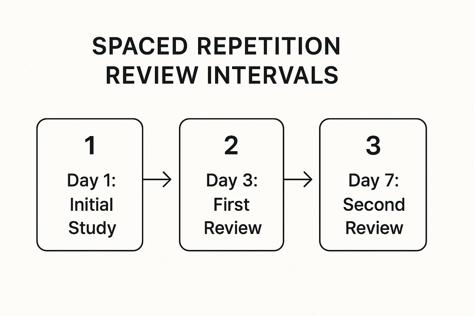 Infographic showing key data about Spaced Repetition