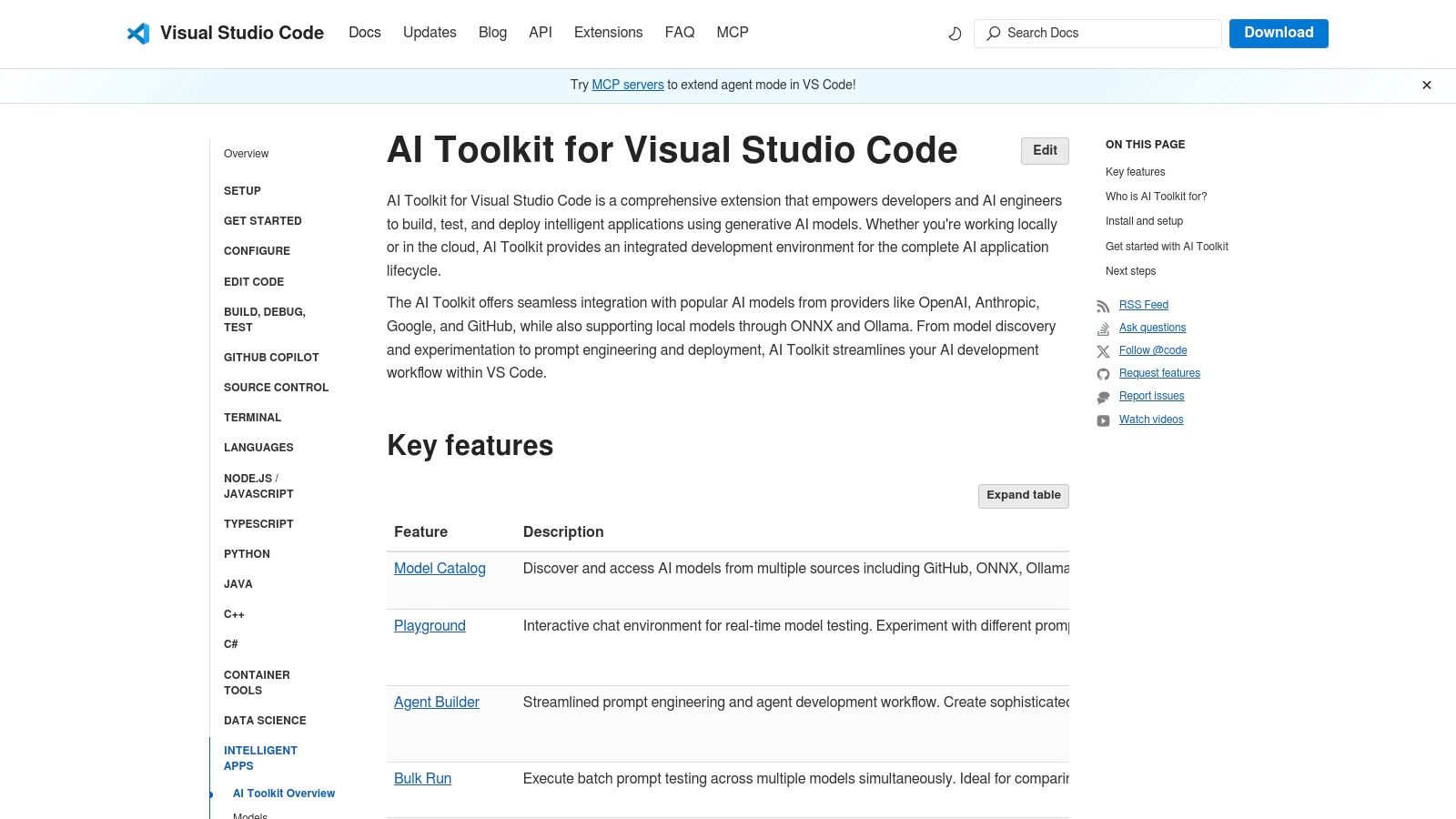 AI Toolkit for Visual Studio Code (Microsoft)