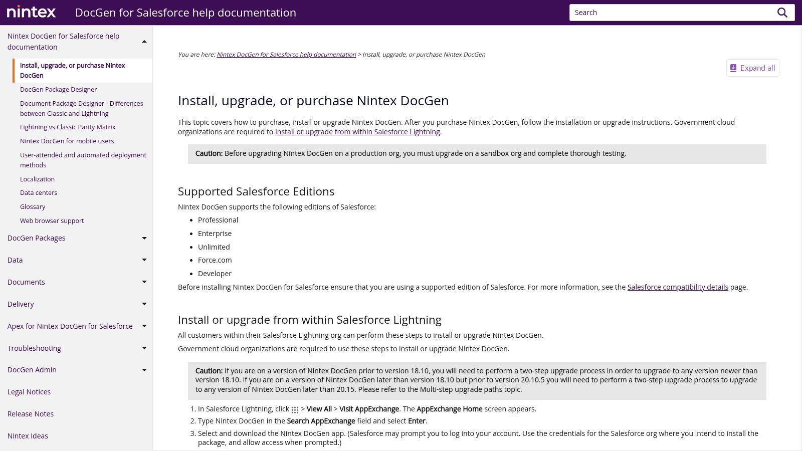 Nintex DocGen for Salesforce