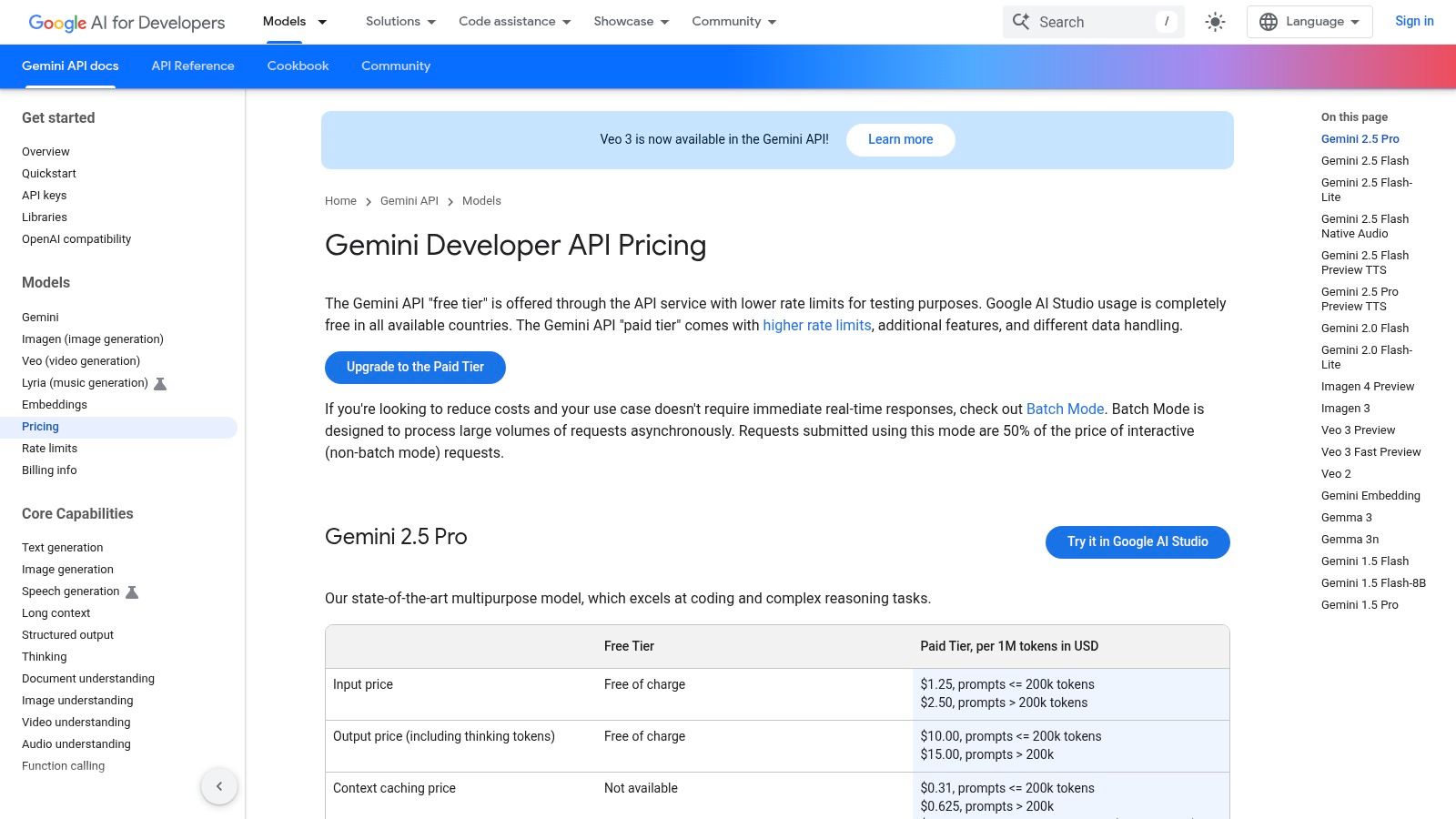 Google AI Studio + Gemini API