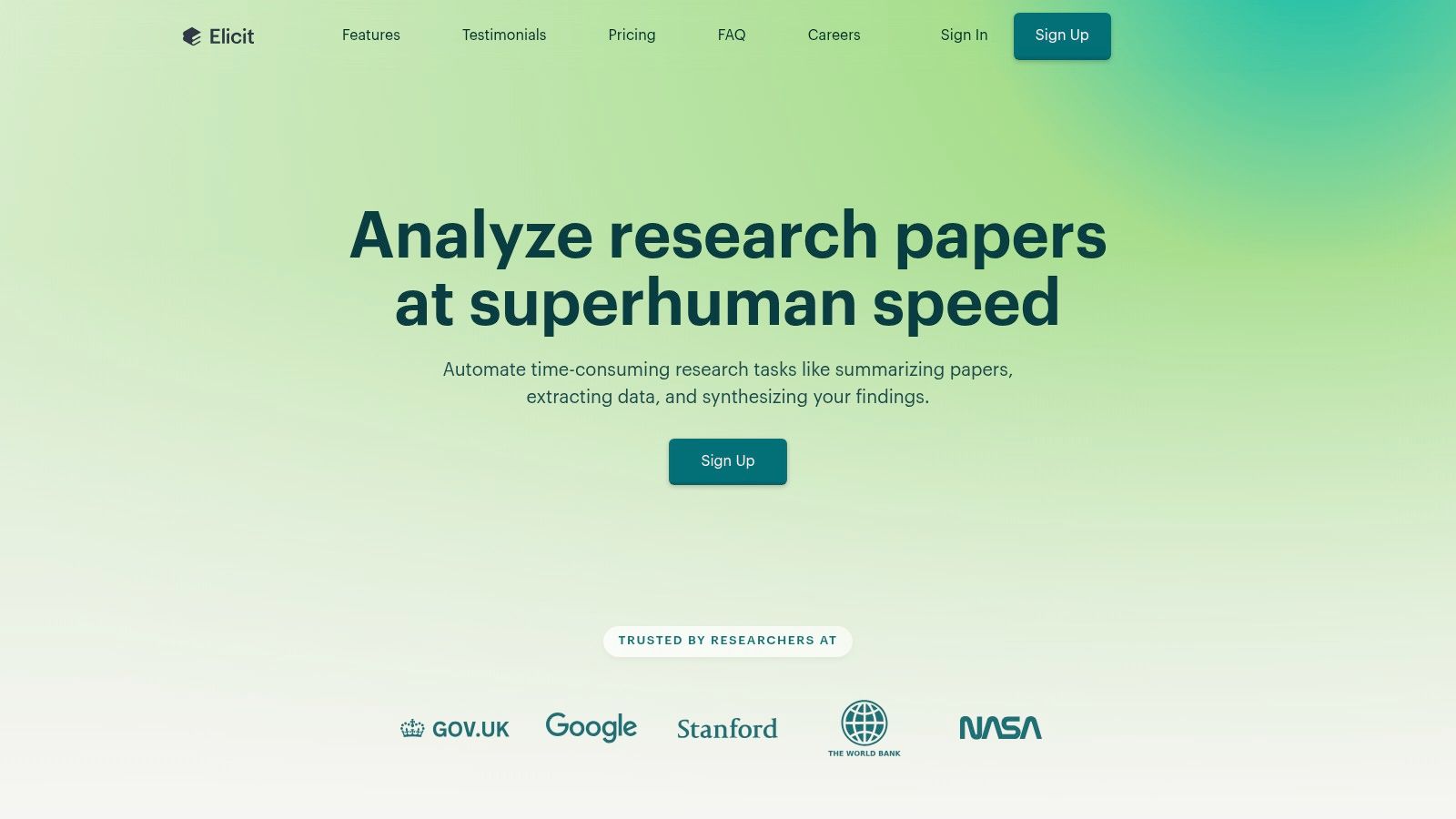Elicit – The AI Research Assistant