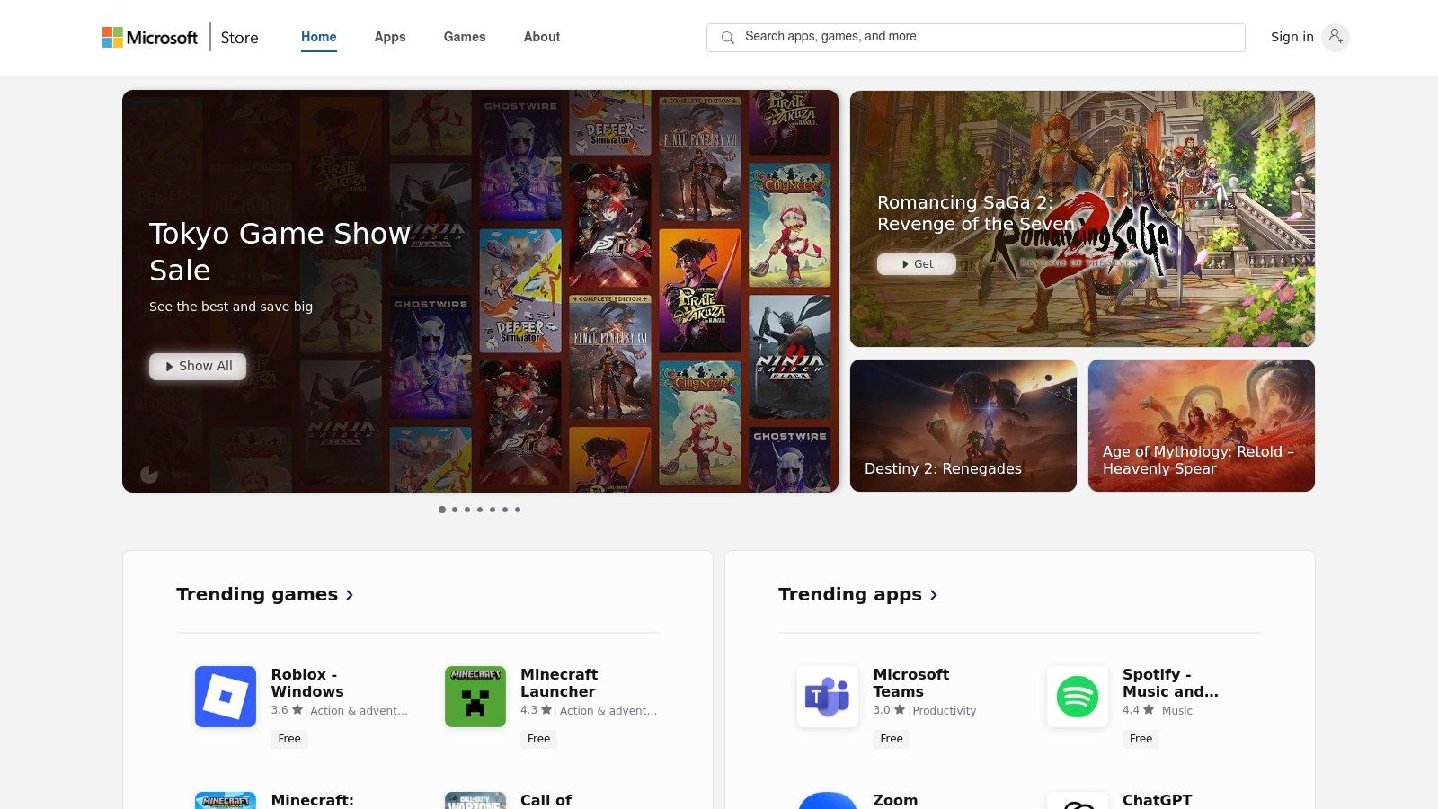 Microsoft Store (Windows)