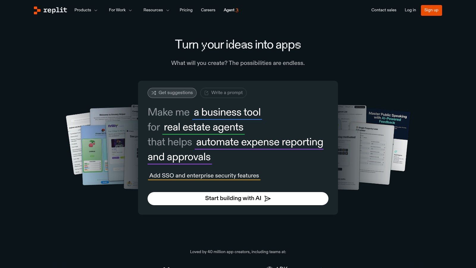 Replit (AI Agent + Cloud Development Environment)