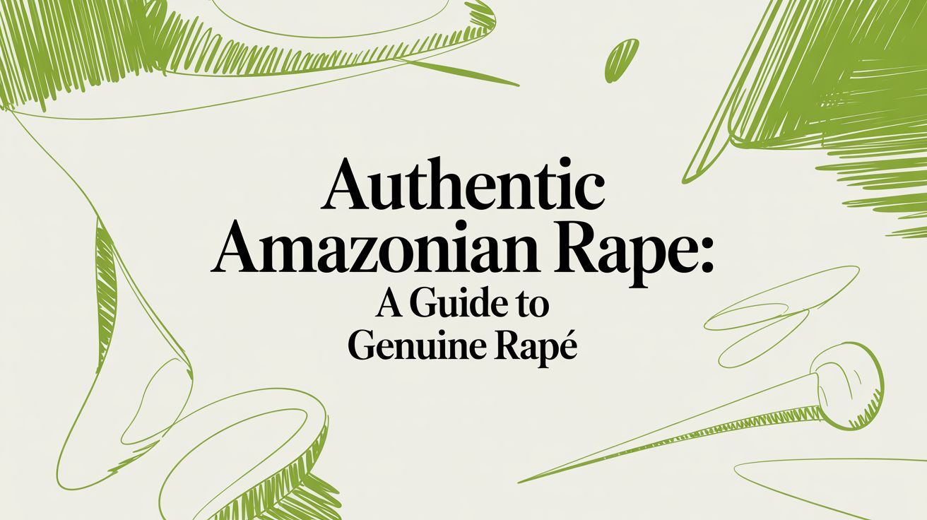 Authentic Amazonian rape: A Guide to Genuine Rapé