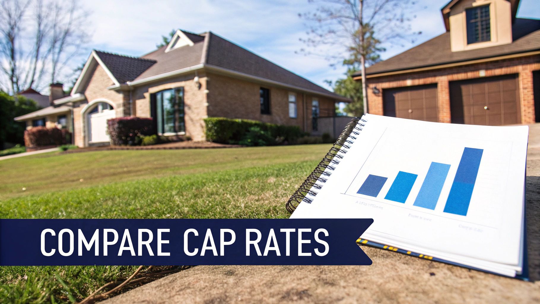 A picture of a person making a decision by comparing two options on a laptop