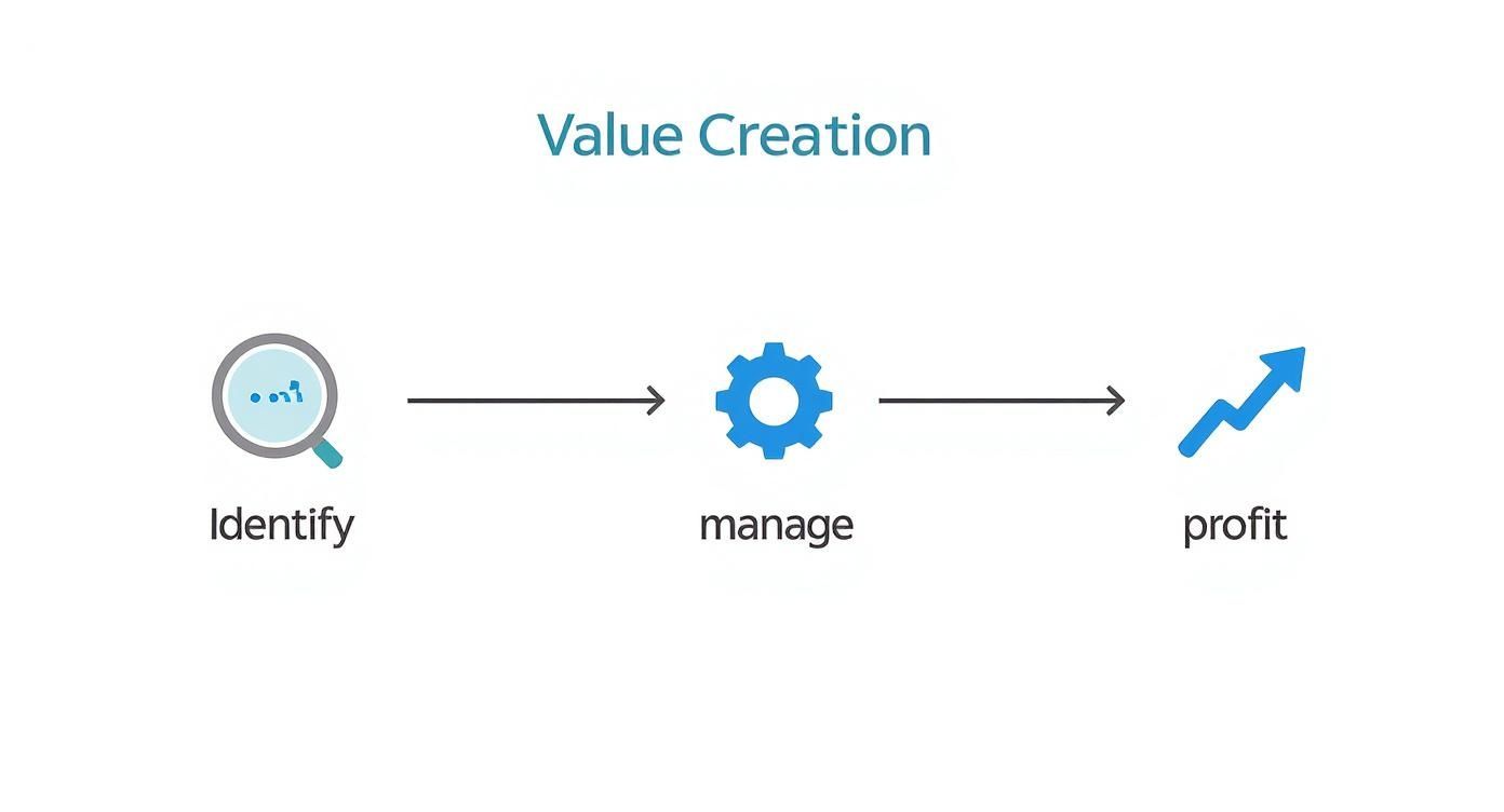 Infographic about property capital management