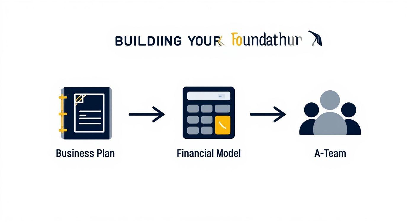 Infographic about raising real estate capital