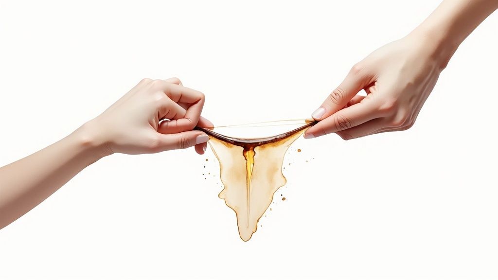 A woman with beautiful, healthy, high porosity hair smiling