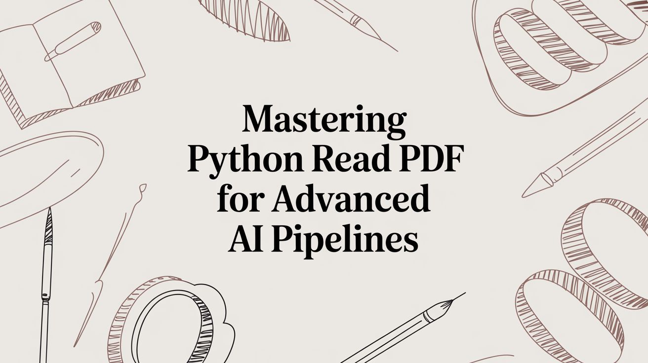 Mastering Python Read PDF for Advanced RAG Pipelines
