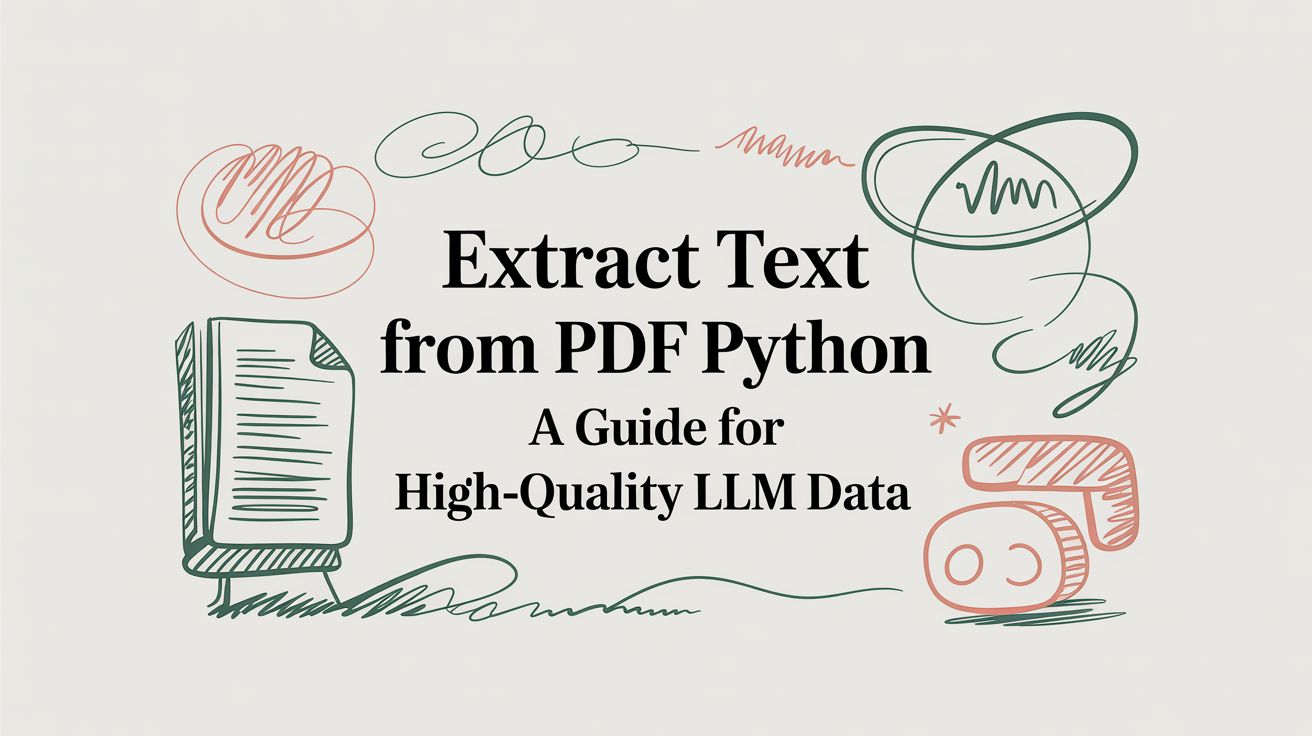 Extract Text from PDF Python: A Guide for High-Quality RAG Data