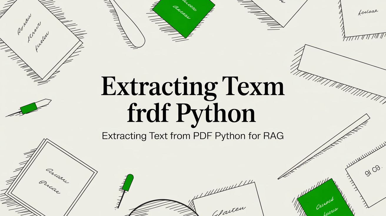 Extracting Text from PDF Python: A Guide for High-Quality RAG Systems
