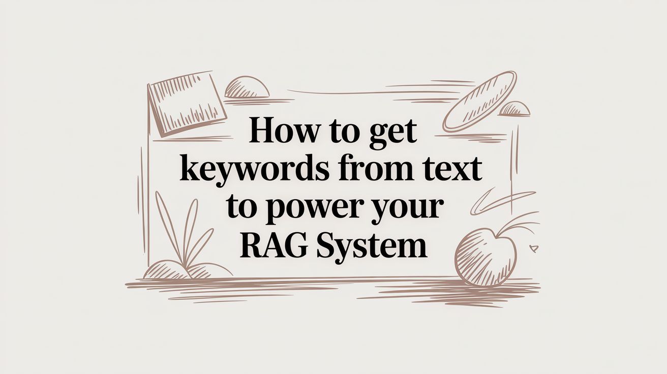 How to Get Keywords from Text to Power Your RAG System