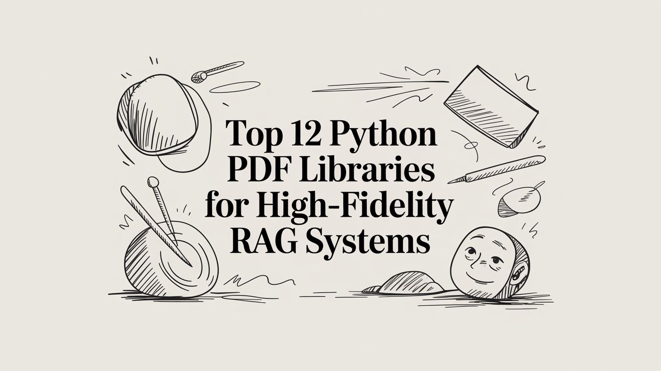 Top 12 Python PDF Libraries for High-Fidelity RAG Systems