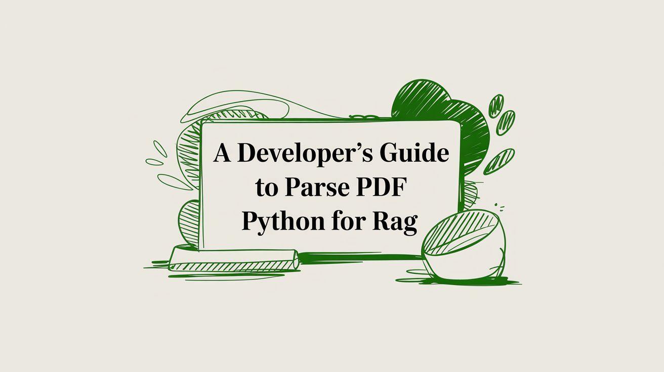 A Developer's Guide to Parse PDF Python for RAG