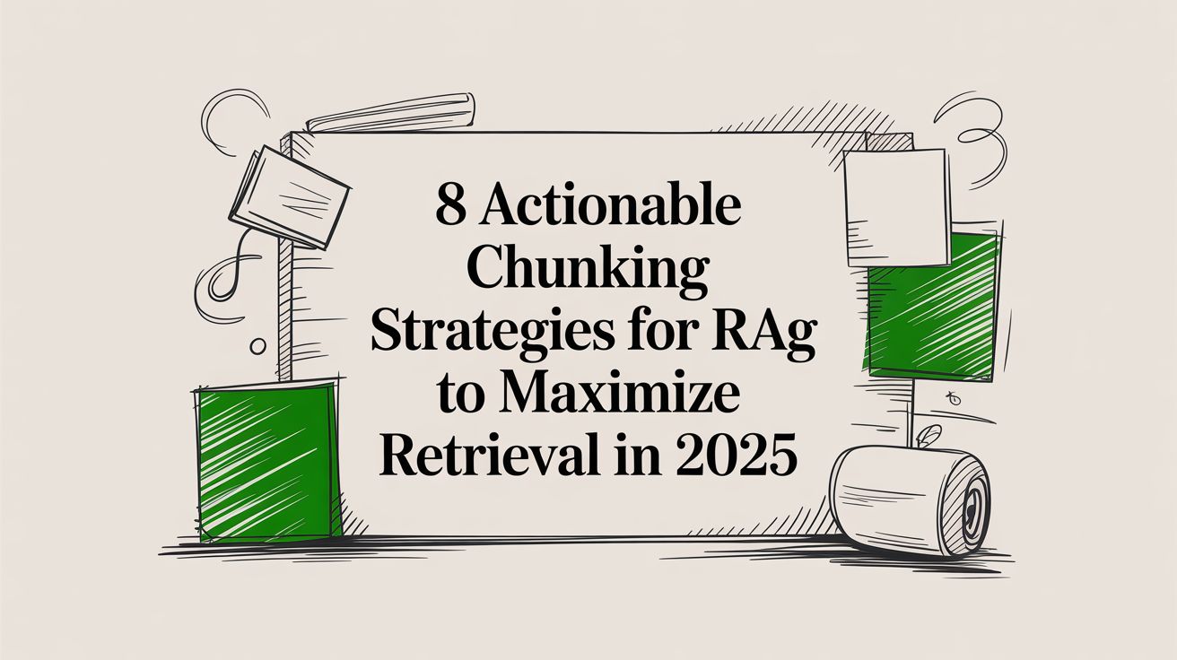 8 Actionable Chunking Strategies for RAG to Maximize Retrieval in 2025
