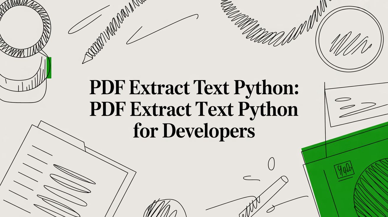 Pdf Extract Text Python: A Guide for RAG Developers
