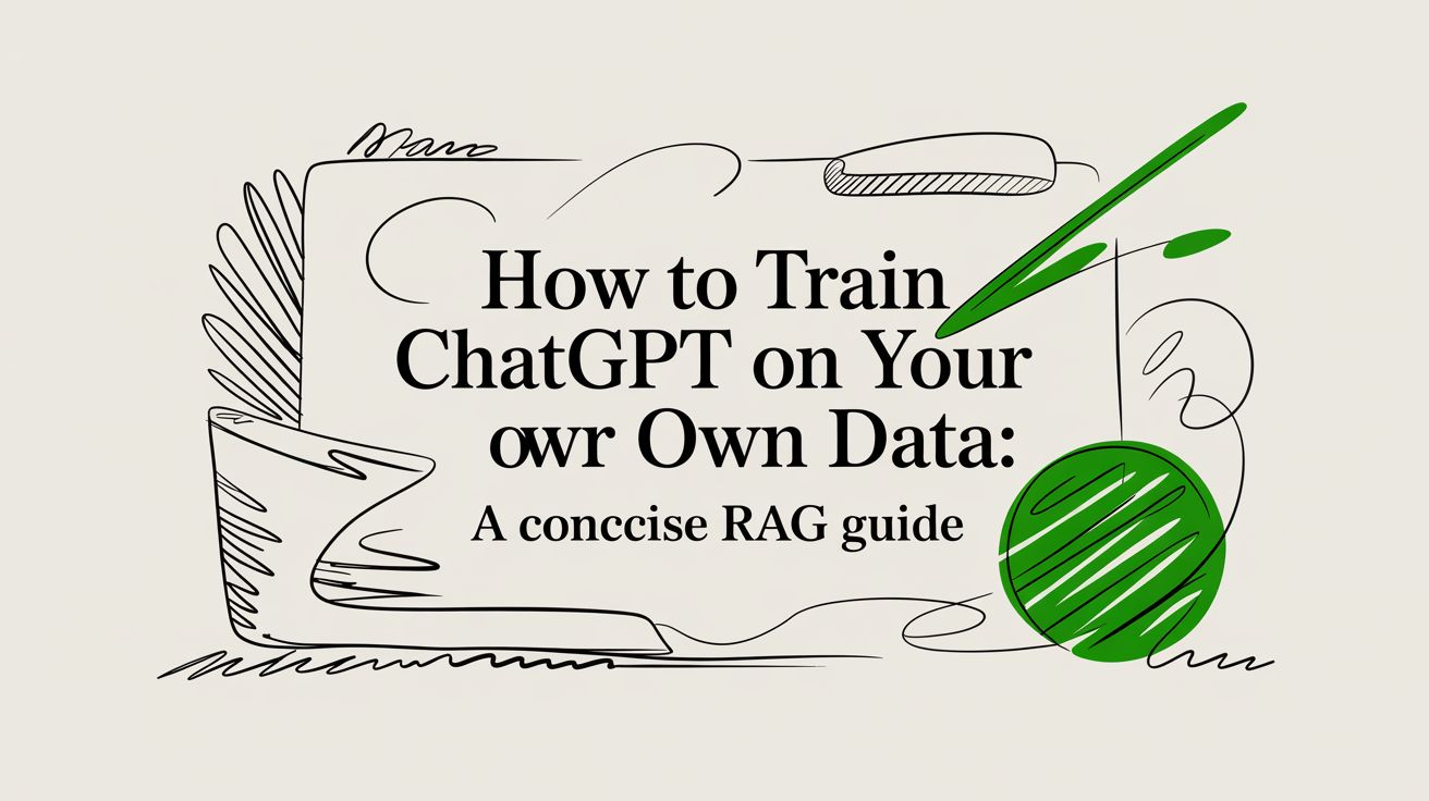 How to train ChatGPT on your own data: A concise guide to improving retrieval