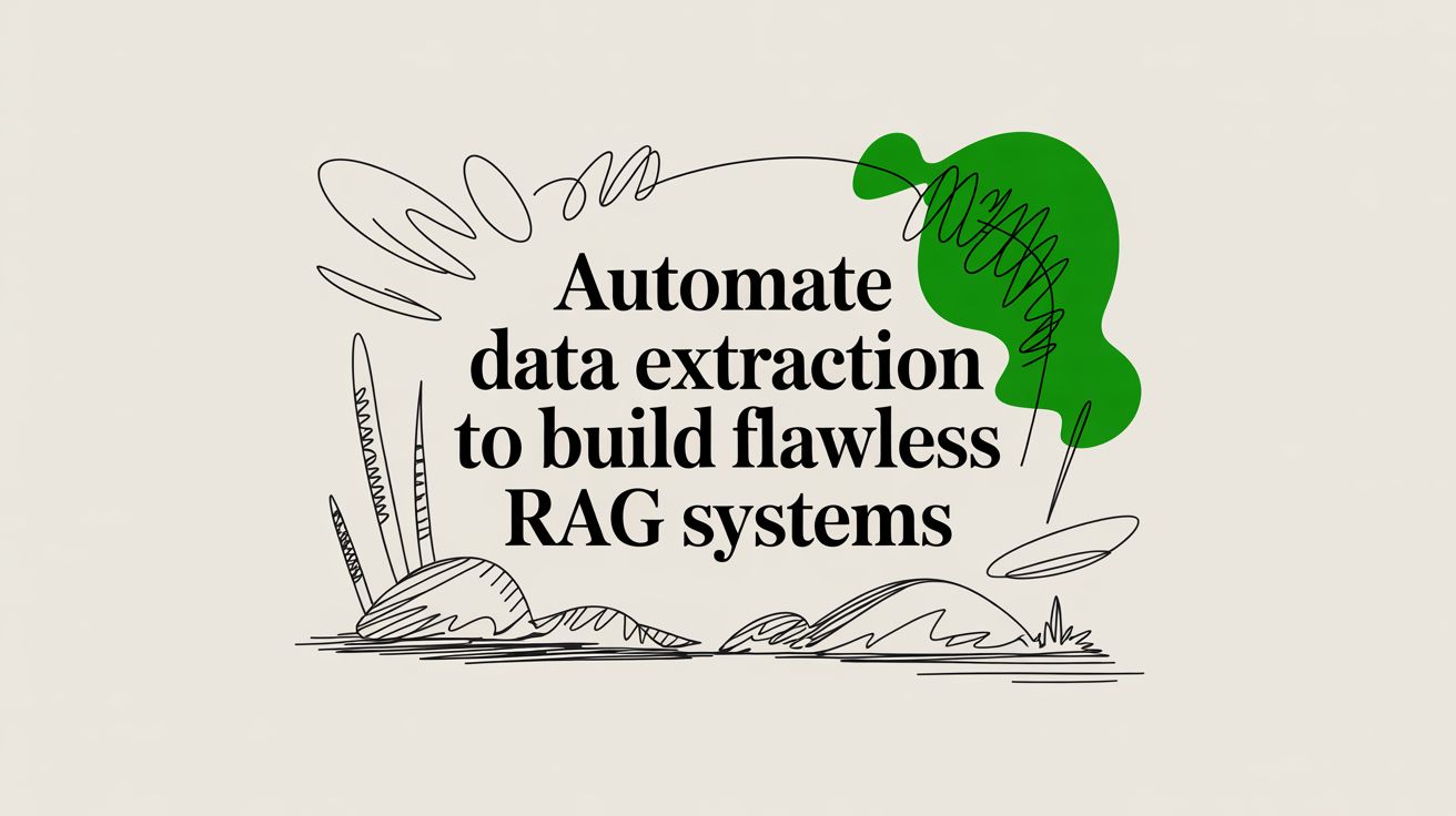 Automate Data Extraction to Build Flawless RAG Systems