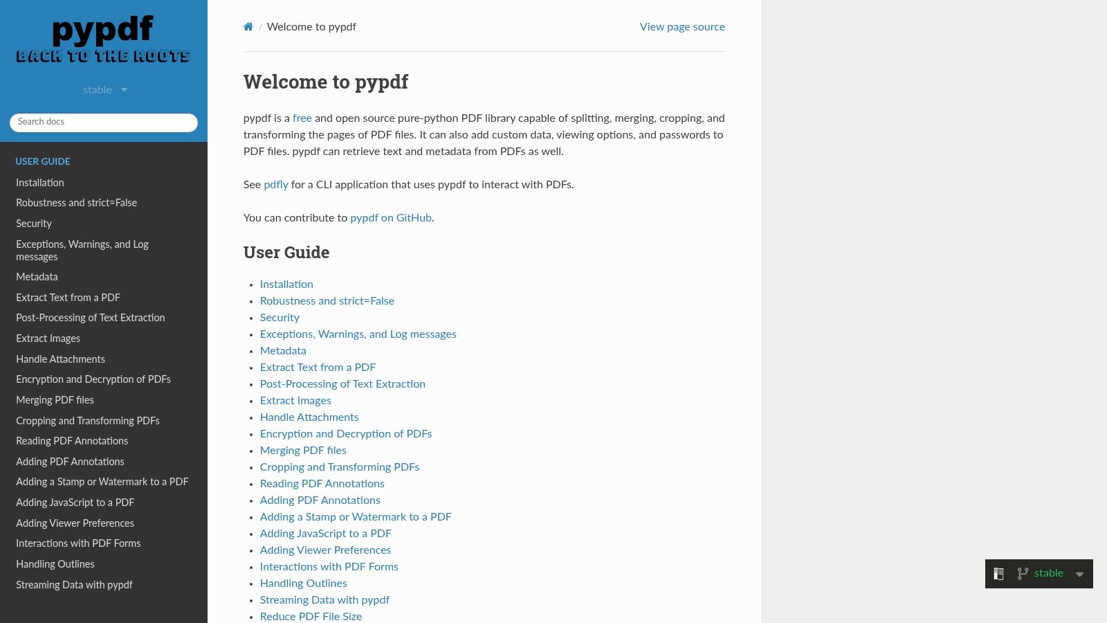 pypdf (documentation)
