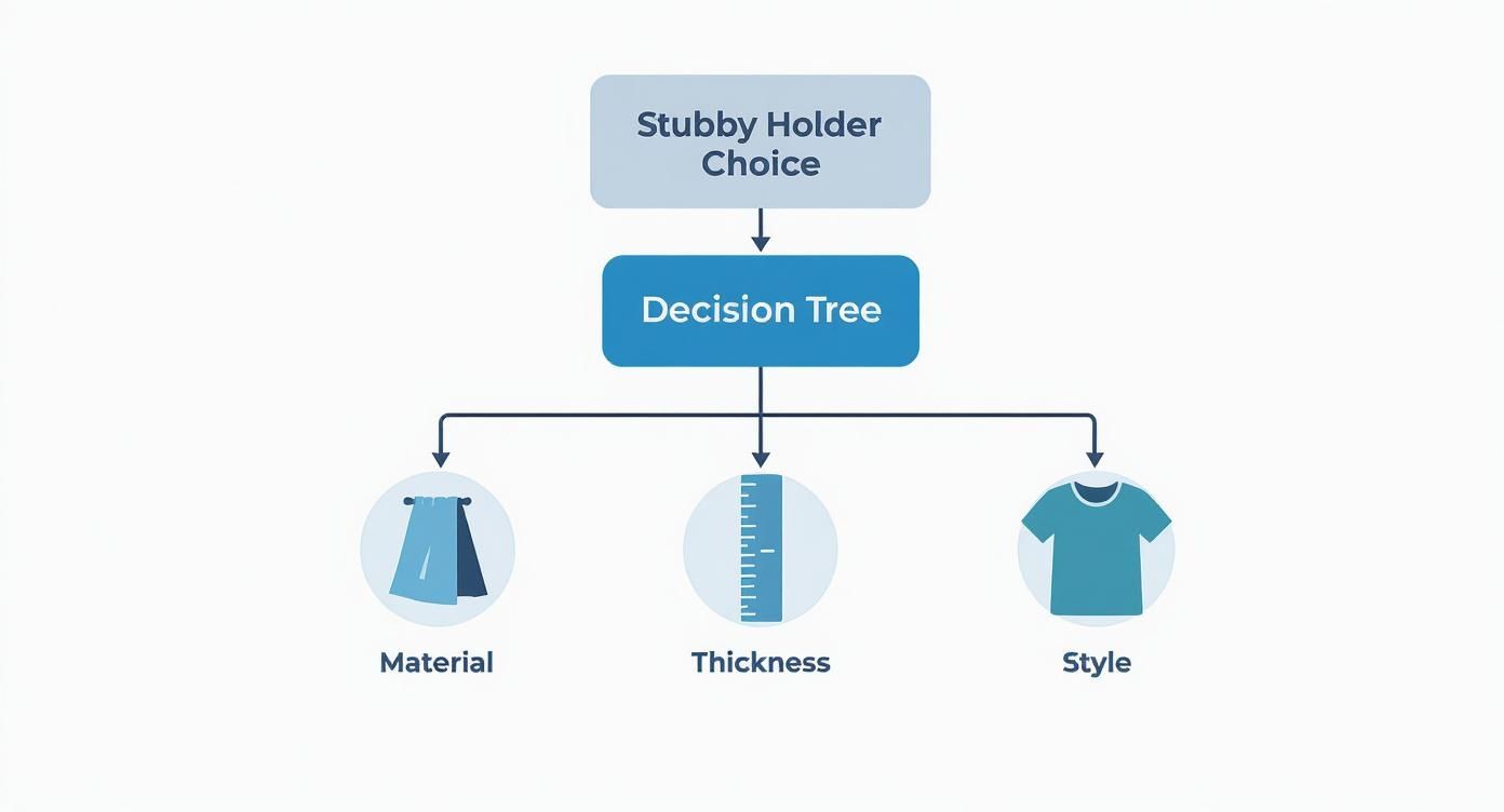 Infographic about stubby holders