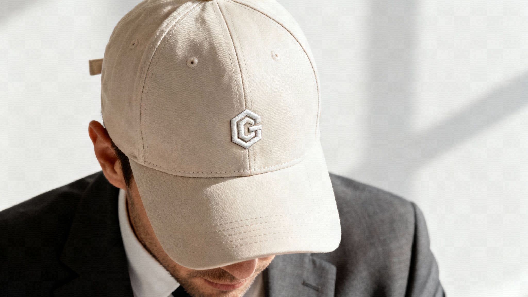 A collection of colourful custom caps with professional embroidery