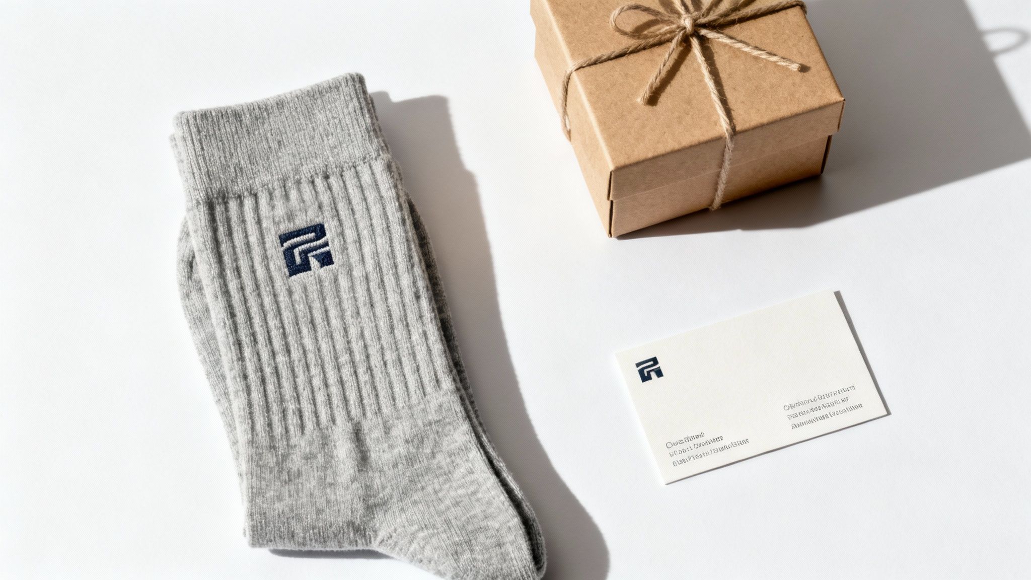 A close-up of a person wearing brightly coloured personalised socks with custom patterns.