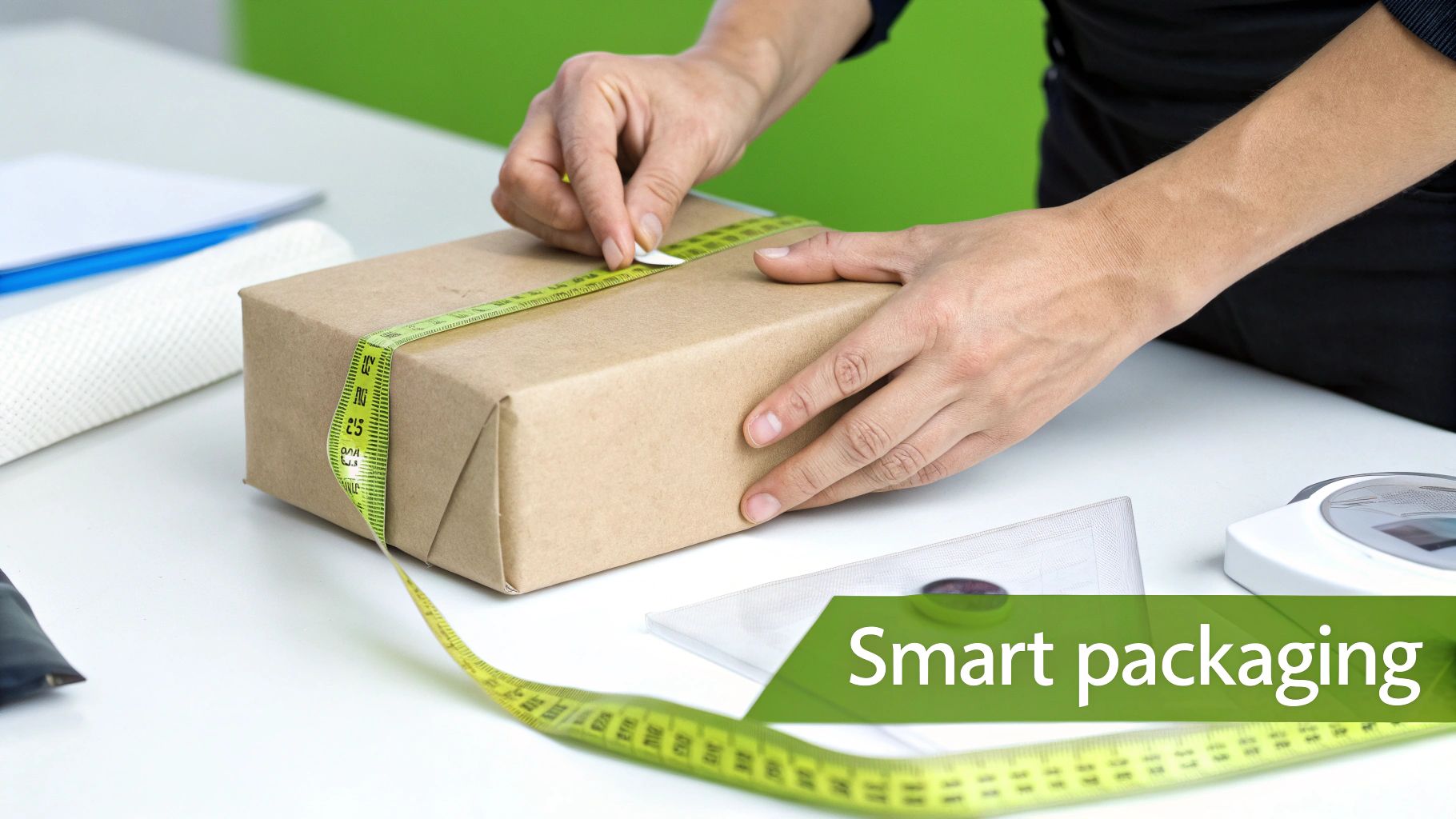 Several neatly packed cardboard boxes ready for shipping, showcasing efficient packaging.