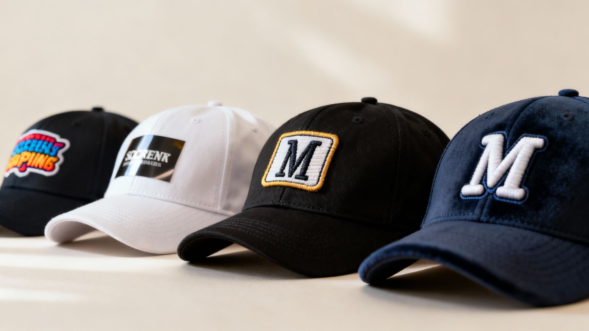 Custom printed cap example
