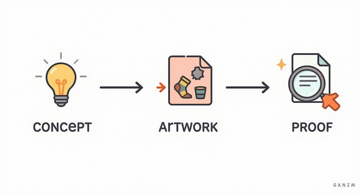Infographic about personalised xmas socks
