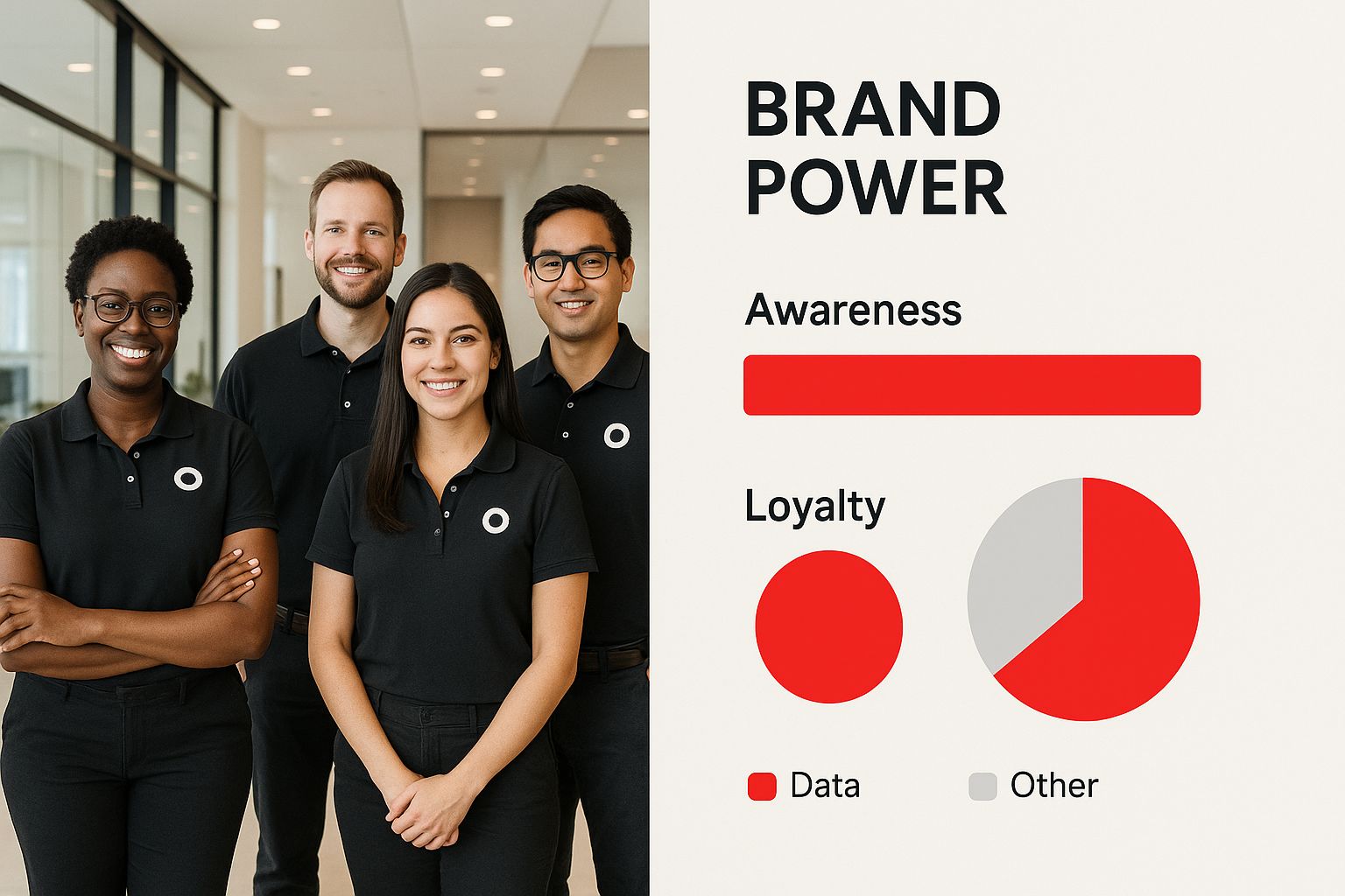 Infographic about logo polo shirts