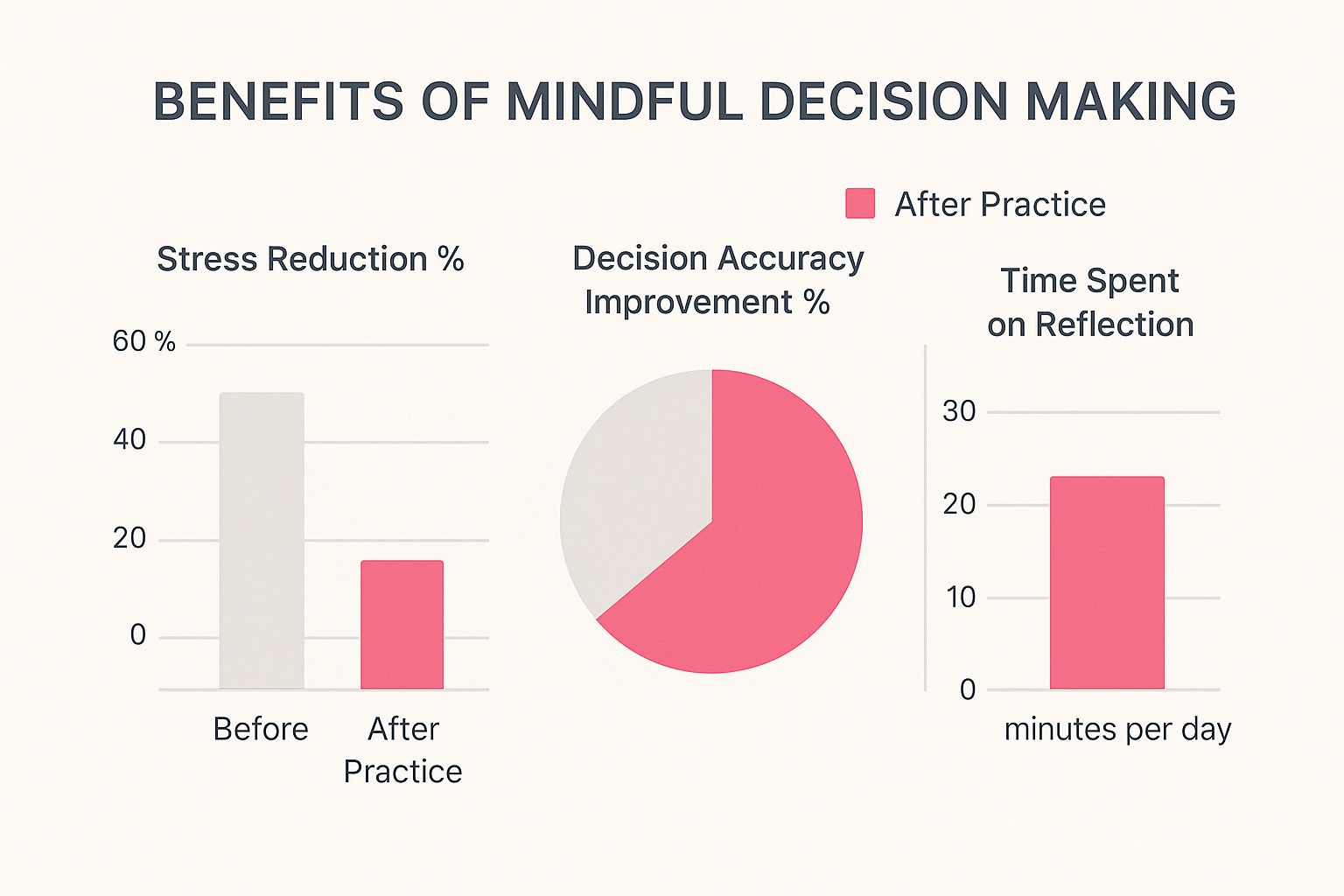 Infographic about mindful decision making
