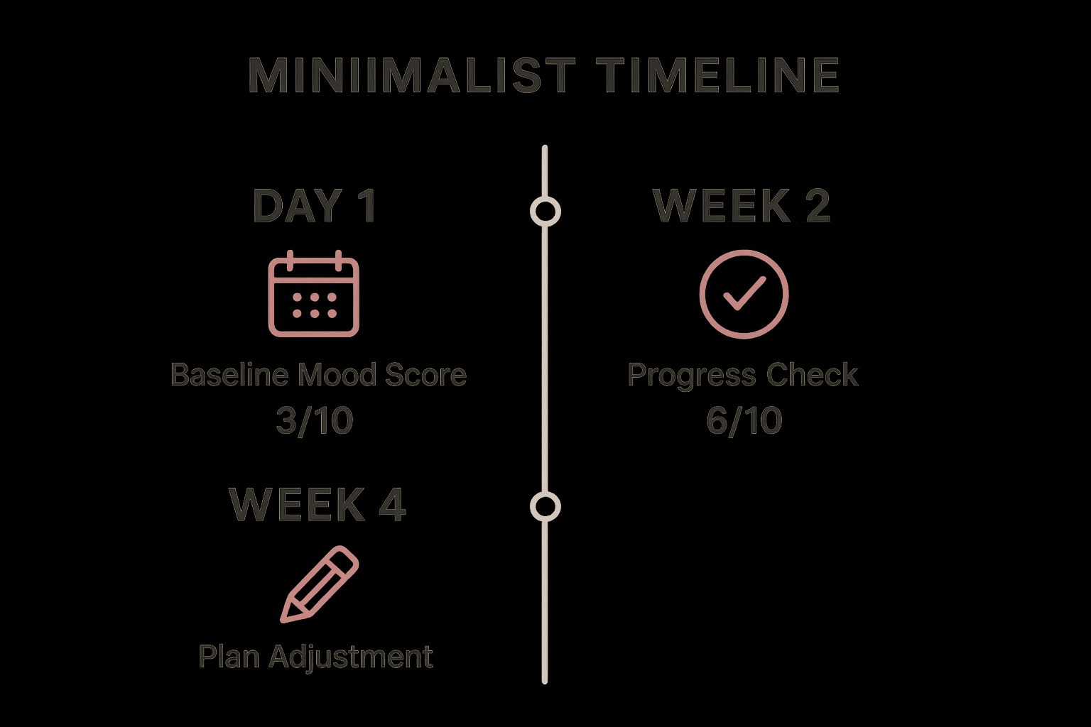 Infographic about mental health action plan