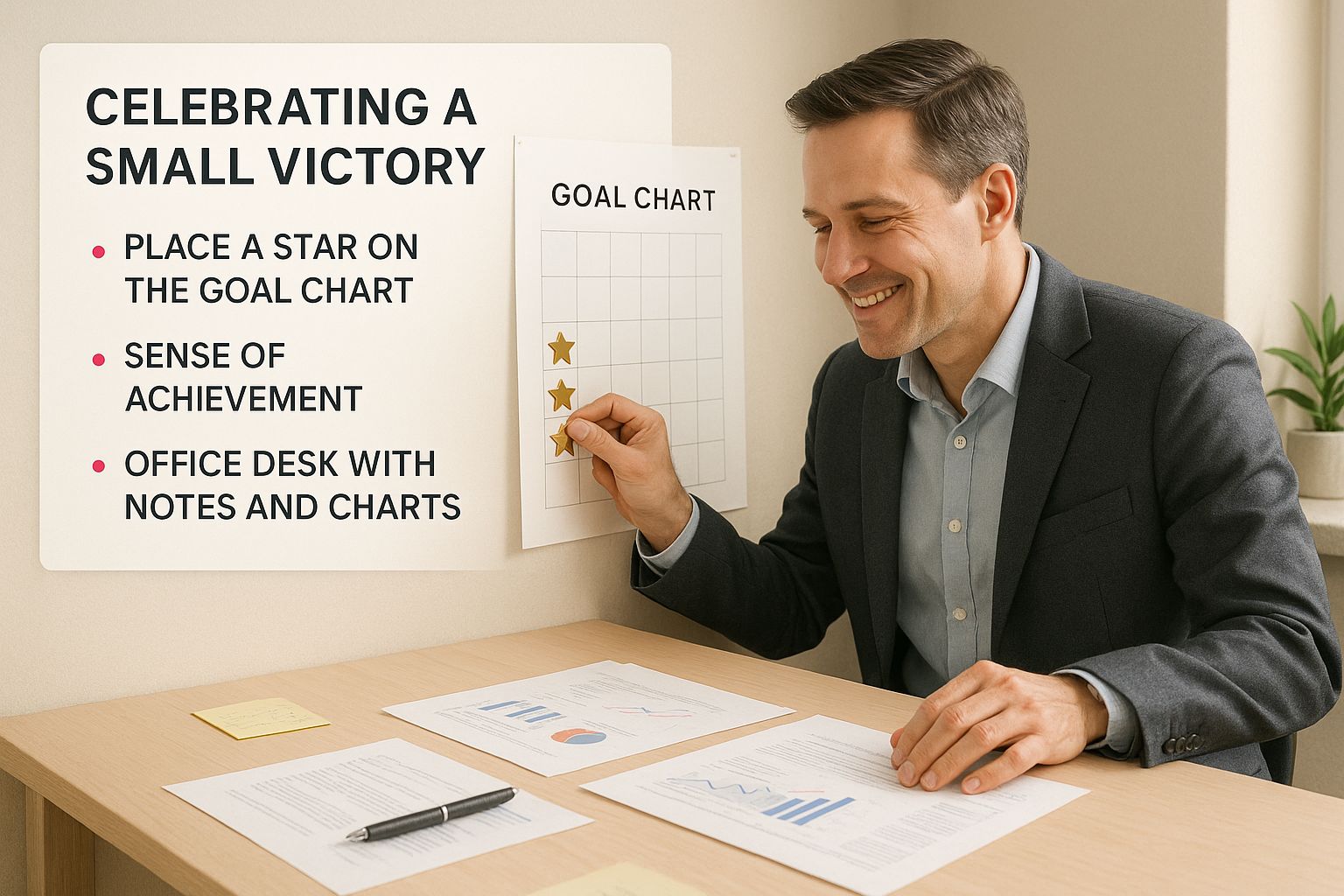 Infographic about how to be happier at work