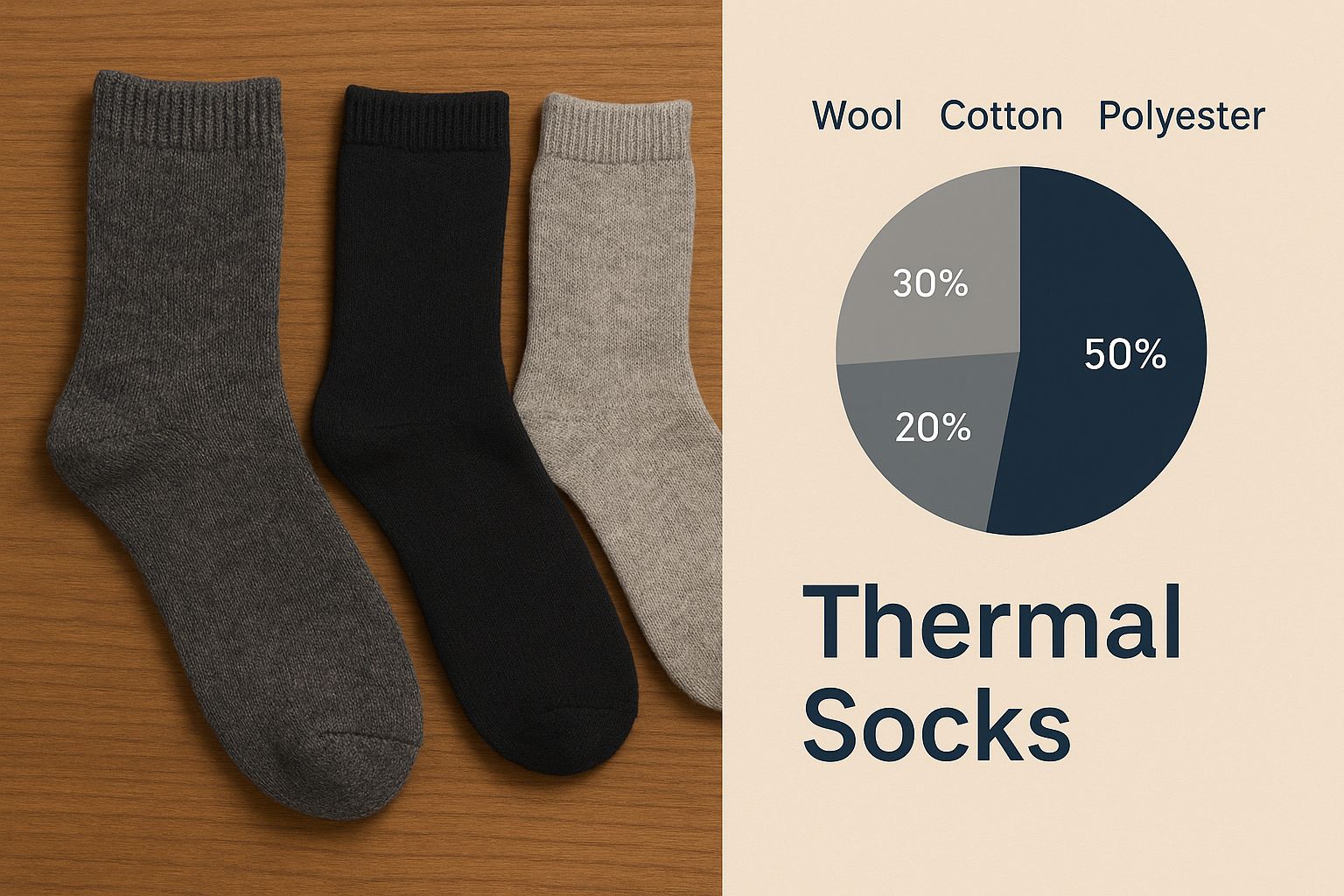 Infographic about how to keep the feet warm