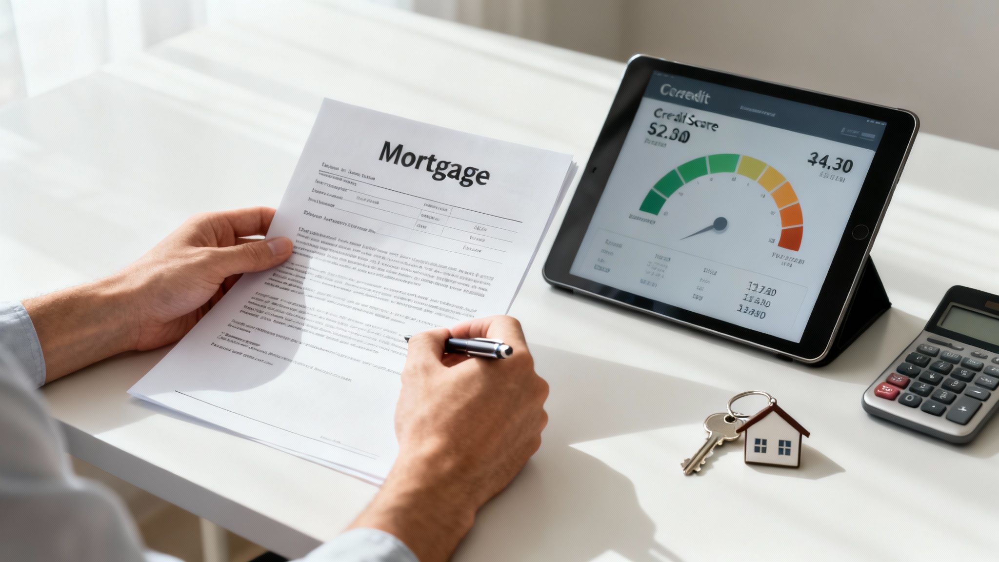 Couple looking at a laptop, planning their vacation home purchase