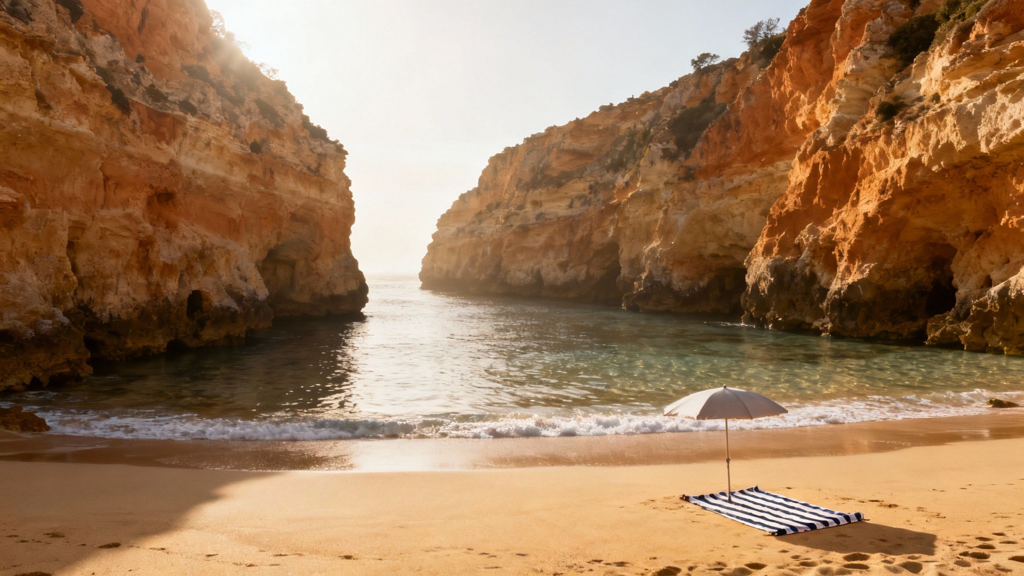Beach Exploration and Sunbathing