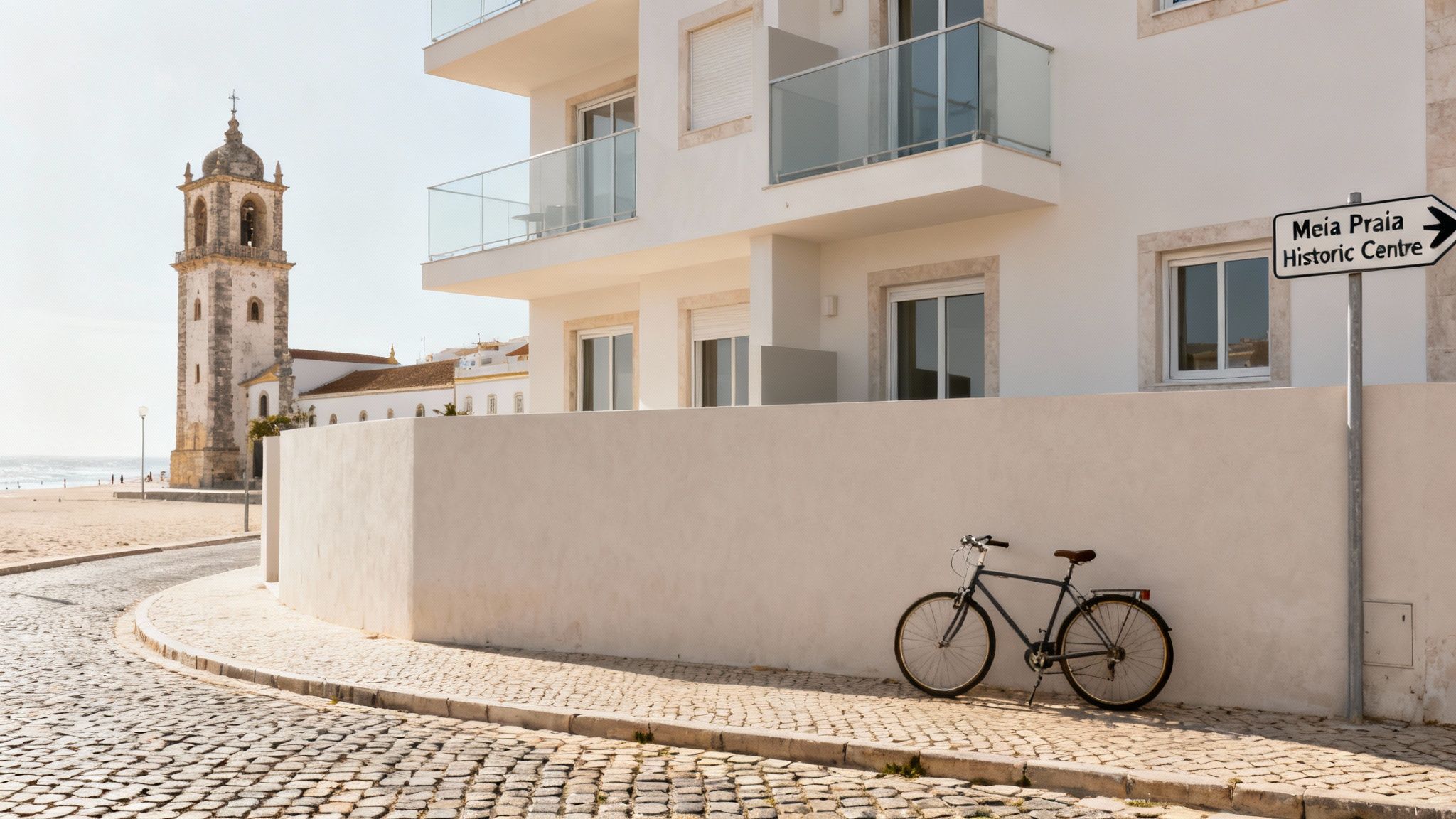 A stunning coastal view of Lagos, Portugal, showing its iconic rock formations and golden beaches.