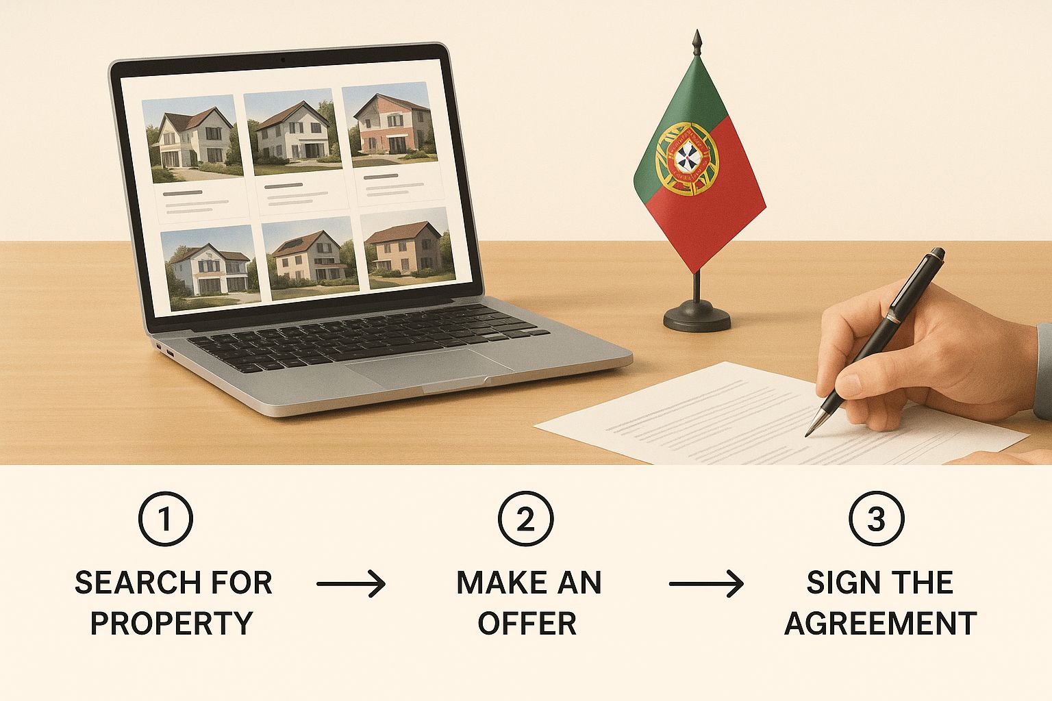 Infographic about real estate lagos algarve