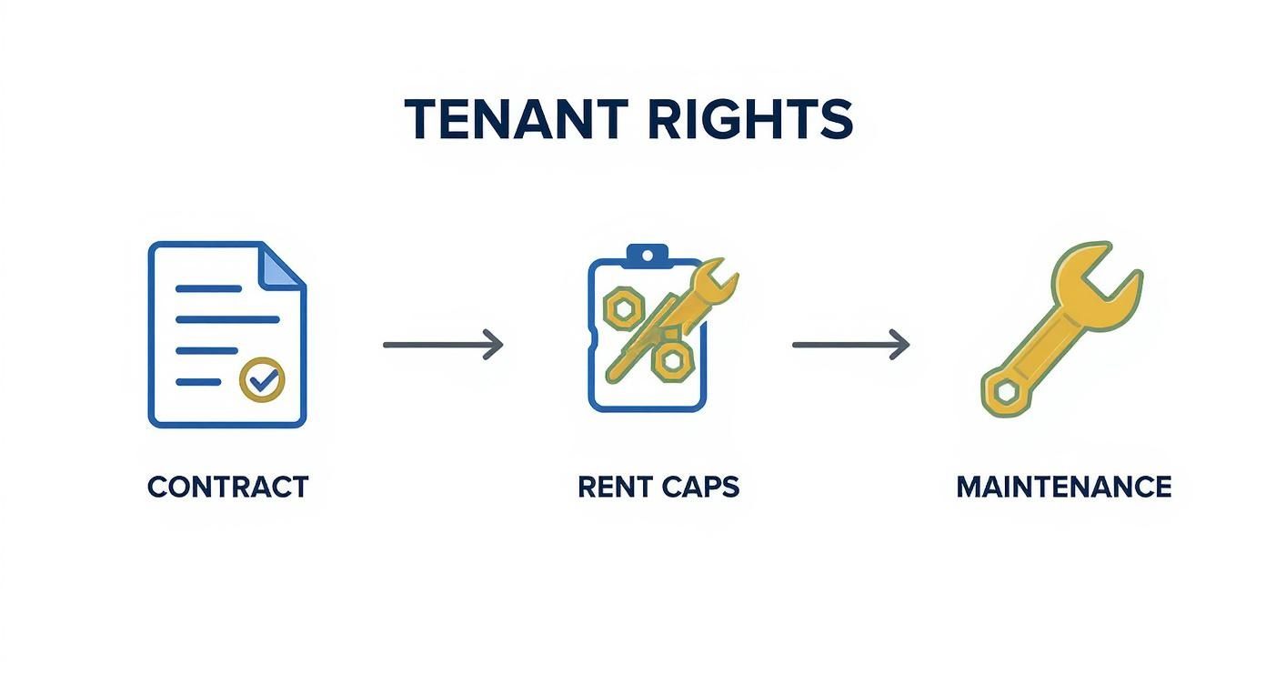 Infographic about renting in portugal