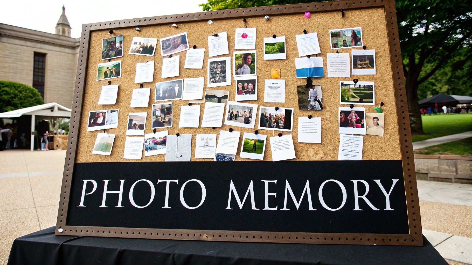 Photo Memory Wall or Collage Board