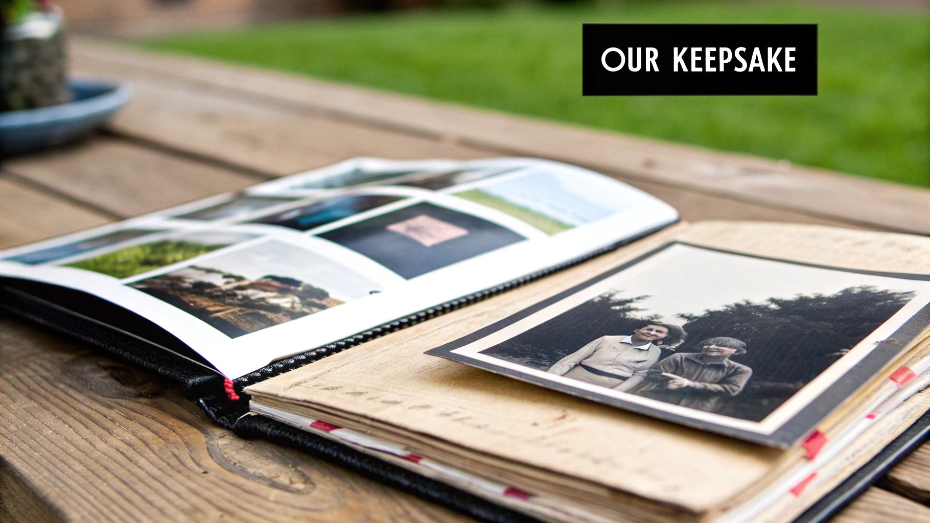 "Your memory is our keepsake, With which we'll never part"