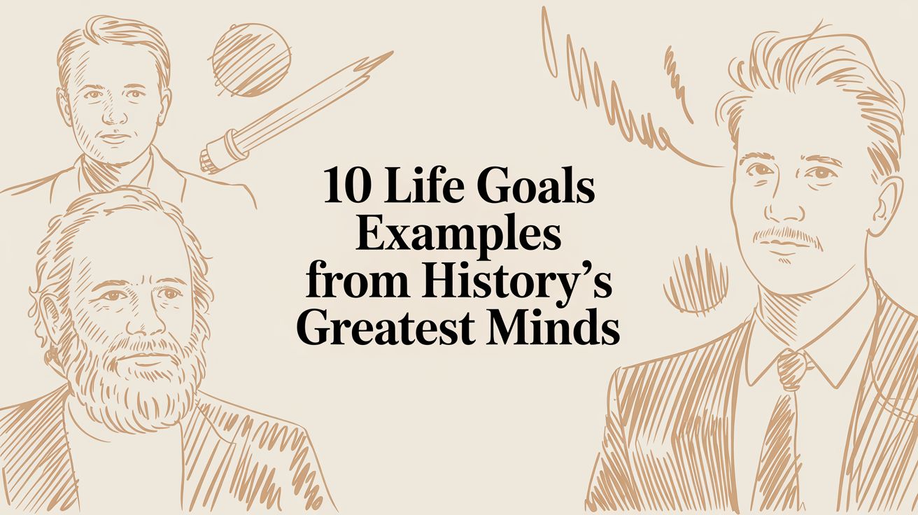 10 Life Goals Examples from History's Greatest Minds