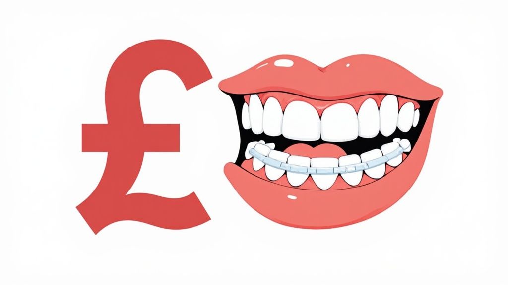 A dental professional explaining clear aligner treatment to a patient.