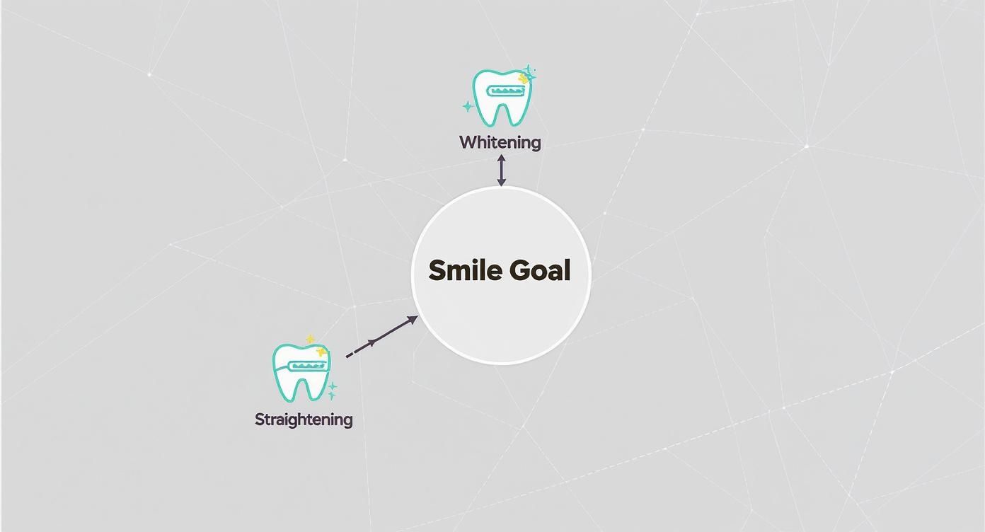 Infographic about what is cosmetic dentistry