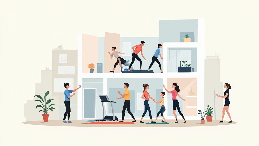 On-Site Fitness Centres and Gym Memberships