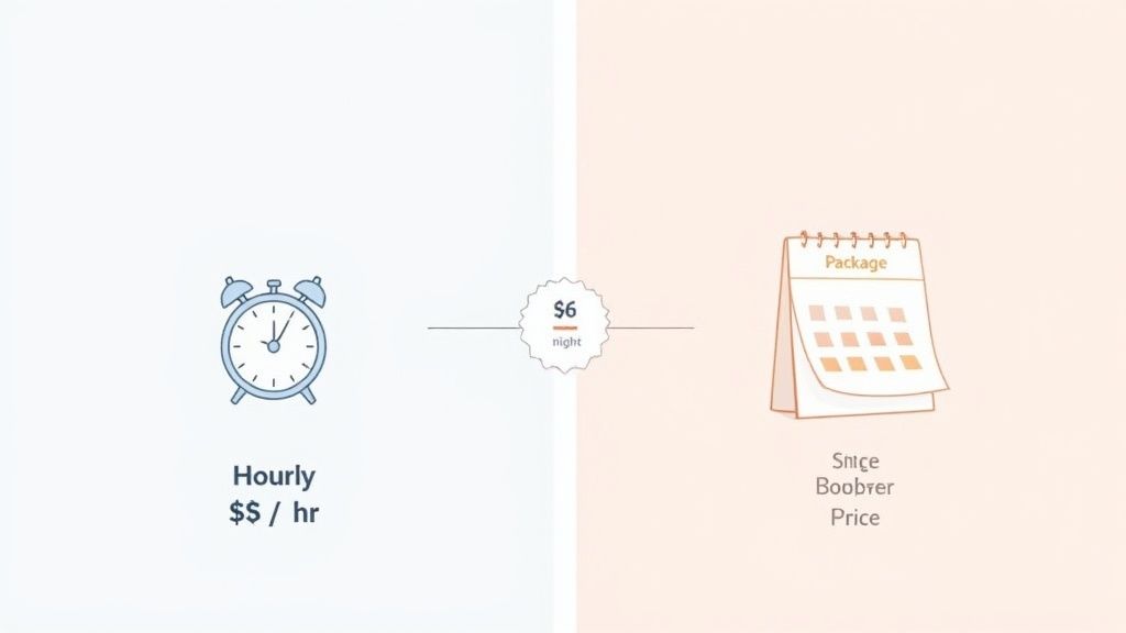 A calculator and pen resting on a budget planning sheet.
