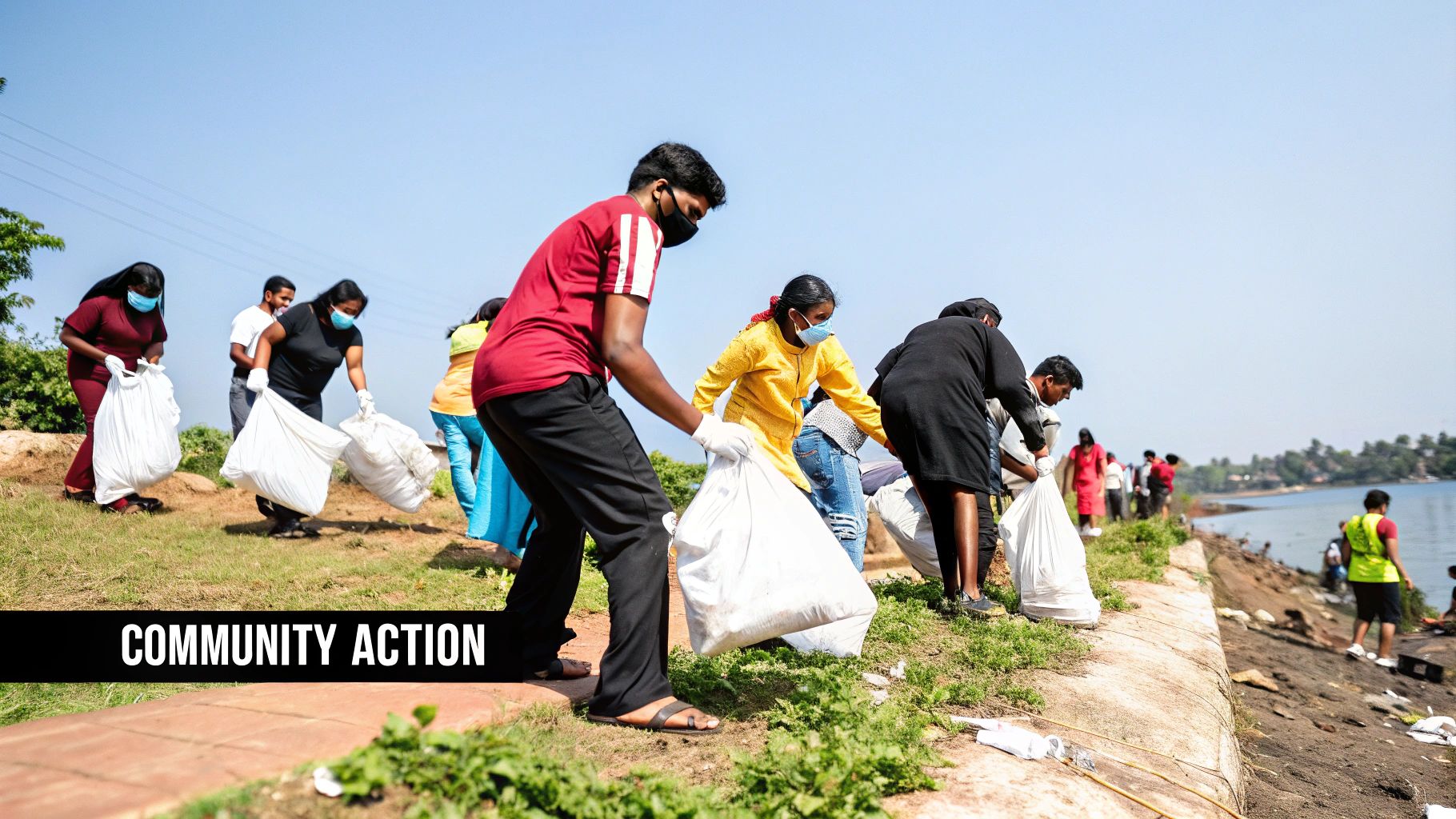 A pile of plastic waste, representing the challenge of single-use plastics and legacy dumpsites in Kerala.